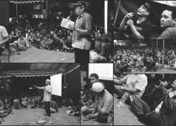 reportase kenduri cinta menegakkan pagar miring