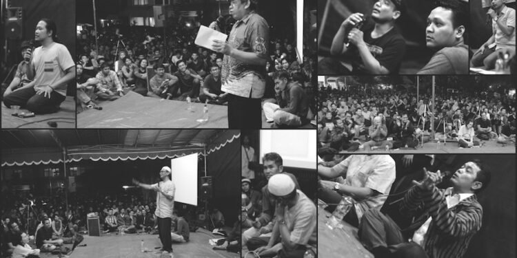 reportase kenduri cinta menegakkan pagar miring