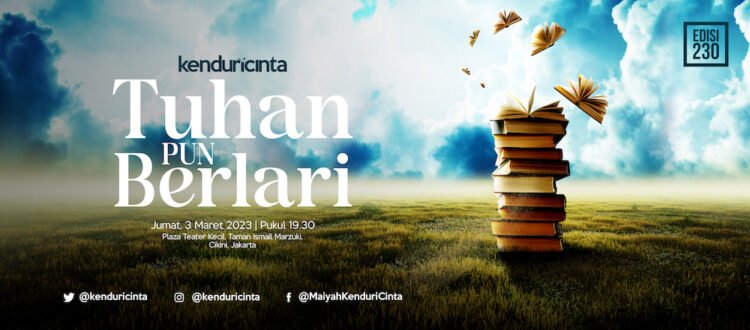 poster kenduri cinta tuhan pun berlari