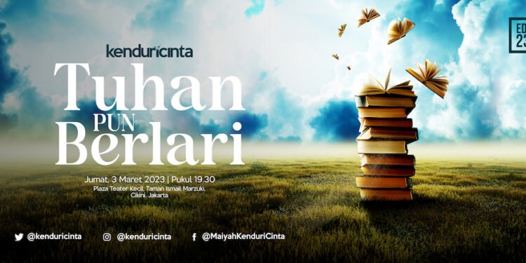 poster kenduri cinta tuhan pun berlari