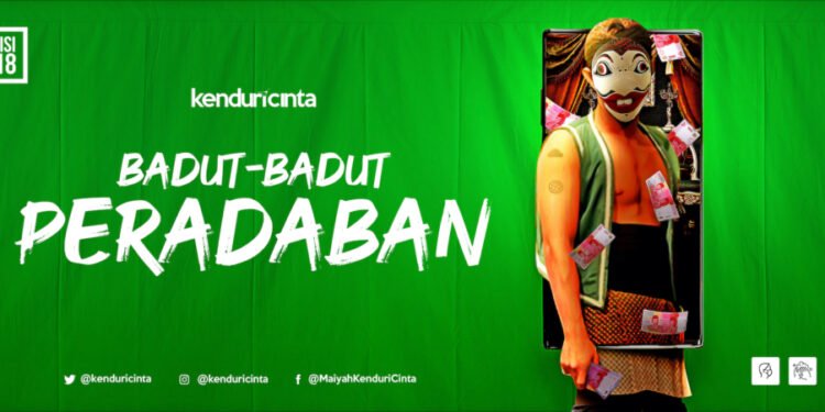 poster kenduri cinta badut badut peradaban