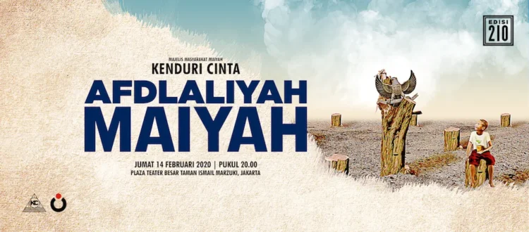 Poster Kenduri Cinta Afdlaliyah Maiyah