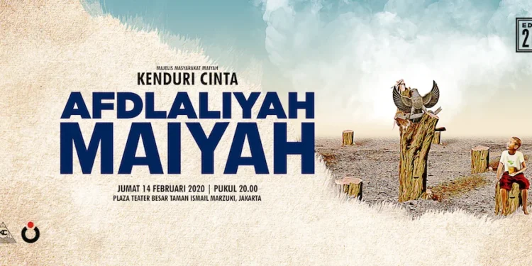 Poster Kenduri Cinta Afdlaliyah Maiyah