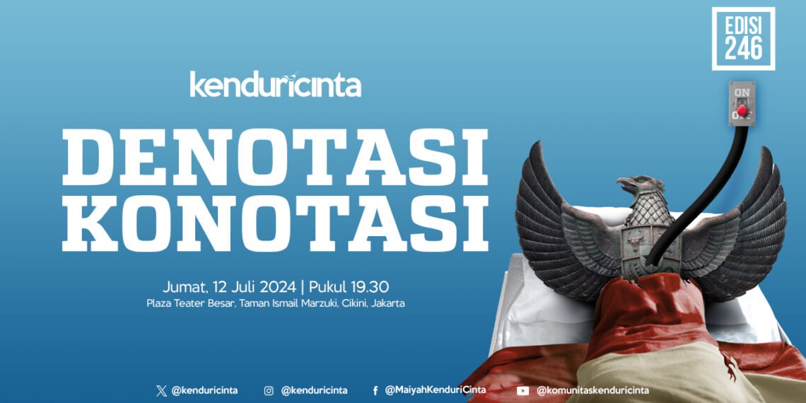 poster kenduri cinta denotasi konotasi