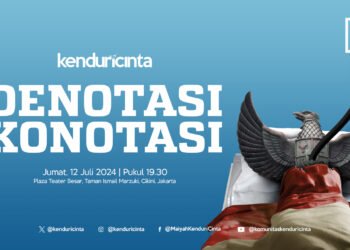 poster kenduri cinta denotasi konotasi