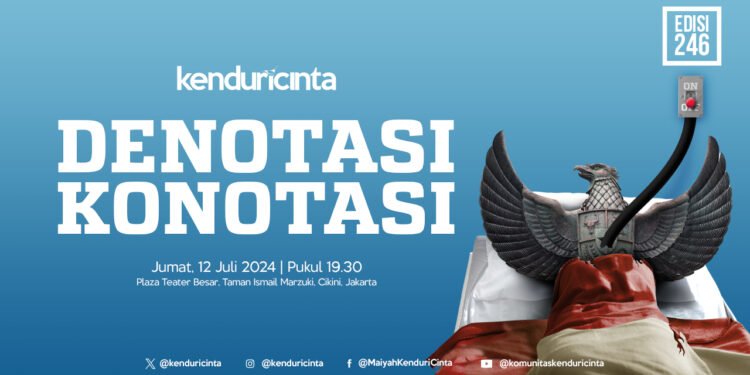 poster kenduri cinta denotasi konotasi