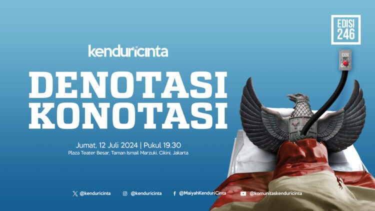 poster kenduri cinta denotasi konotasi