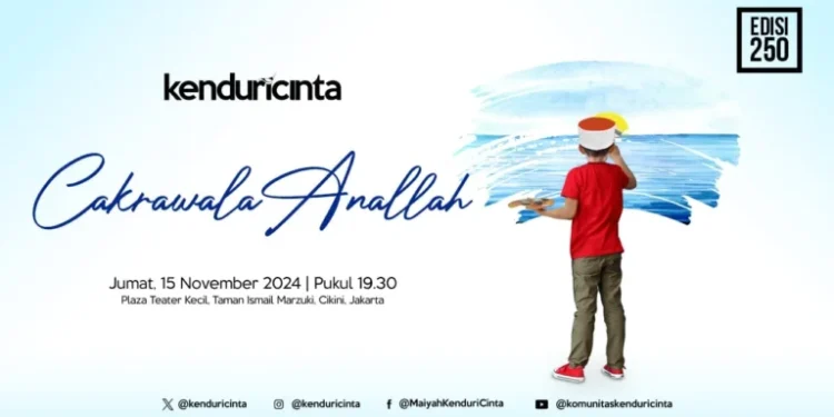 poster kenduri cinta Cakrawala Anallah