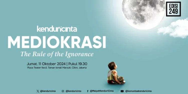 poster kenduri cinta mediokrasi