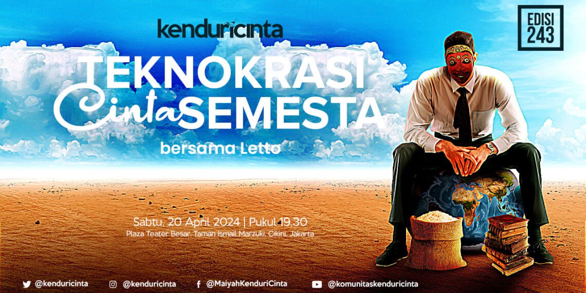 poster kenduri cinta teknokrasi cinta semesta