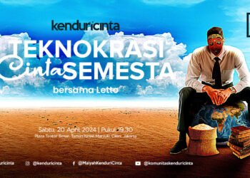 poster kenduri cinta teknokrasi cinta semesta