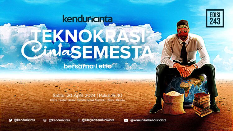 poster kenduri cinta teknokrasi cinta semesta