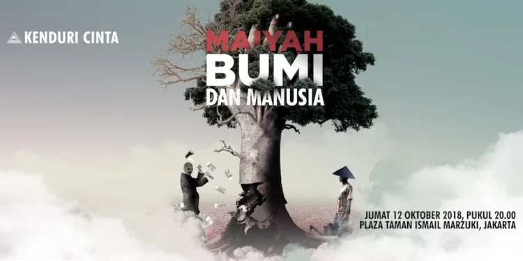 poster maiyah bumi dan manusia kenduri cinta oct 2018