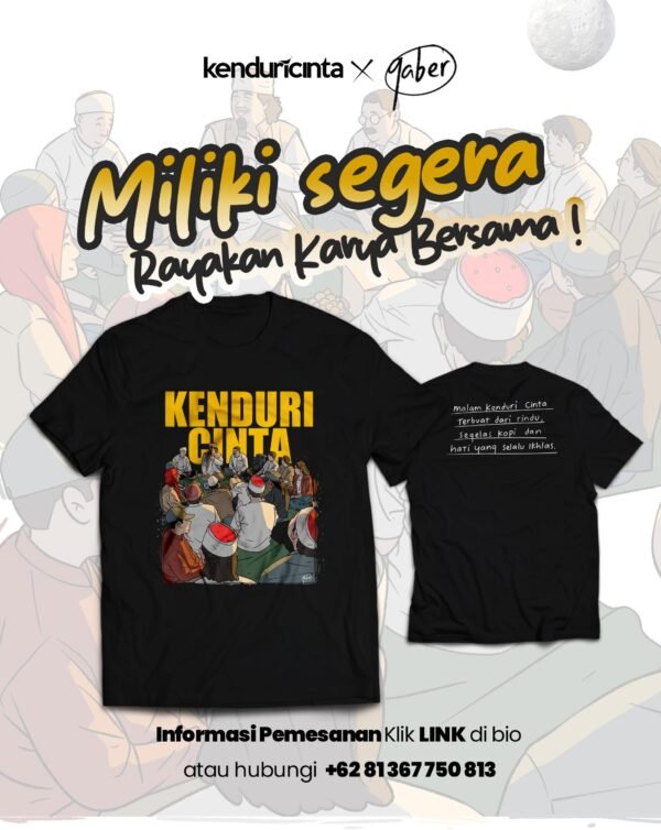 Kaos Kolaborasi Kenduri Cinta X Banggaber
